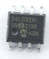 Microchip Memory Ic - 24lc32a-i-sn Ic Eeprom Seriell 32kbyte 24lc32 Soic-8 -